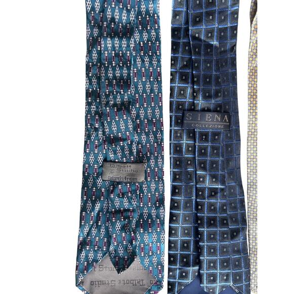 Talbots Sienna T Edwards Kenneth Cole NWOT  Ties Men’s Silk Neckties Lot Of 5 - Picture 2 of 3